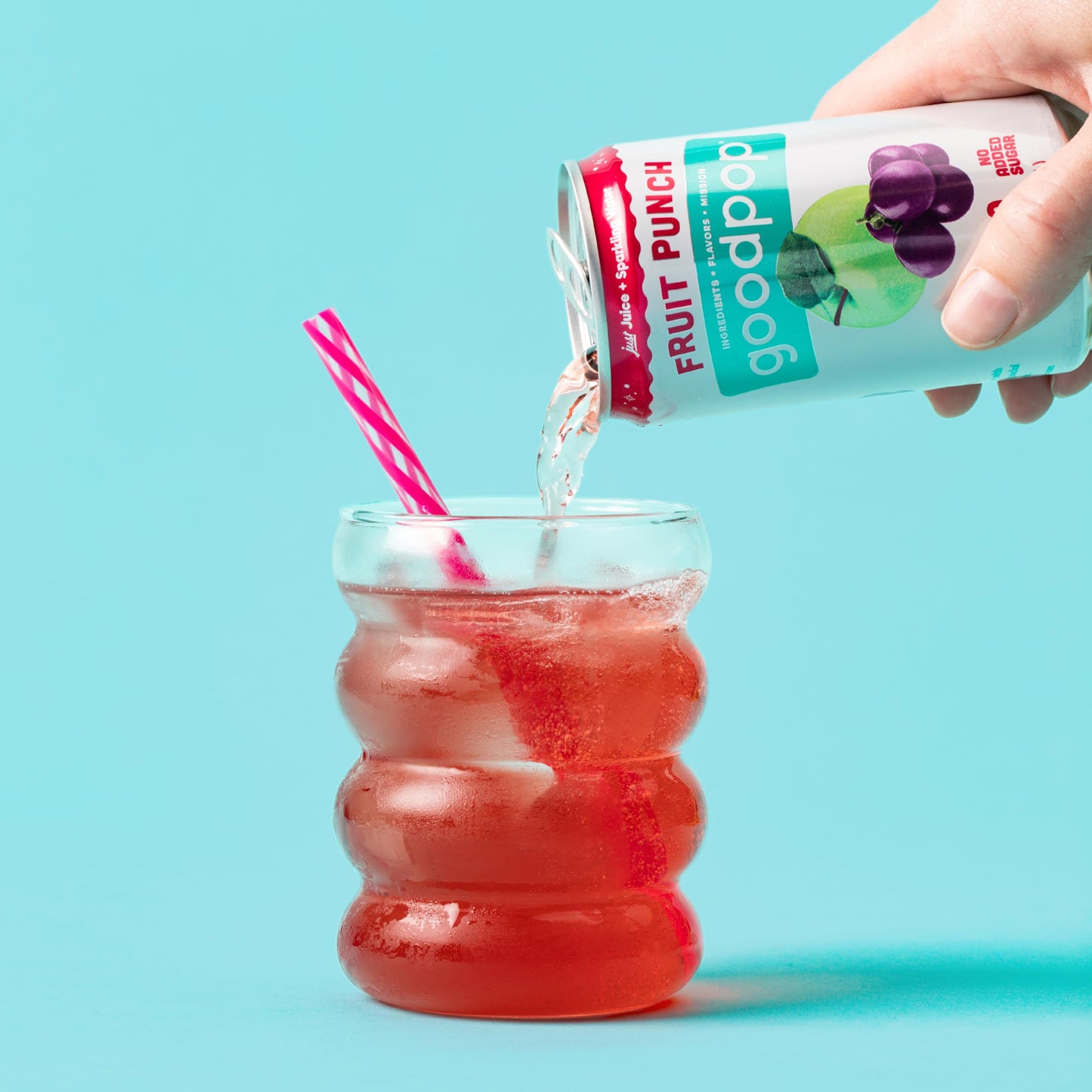 Goodpop Just Juice & Sparkling Water - 24 pack - 7.5OZ - Fruit Punch