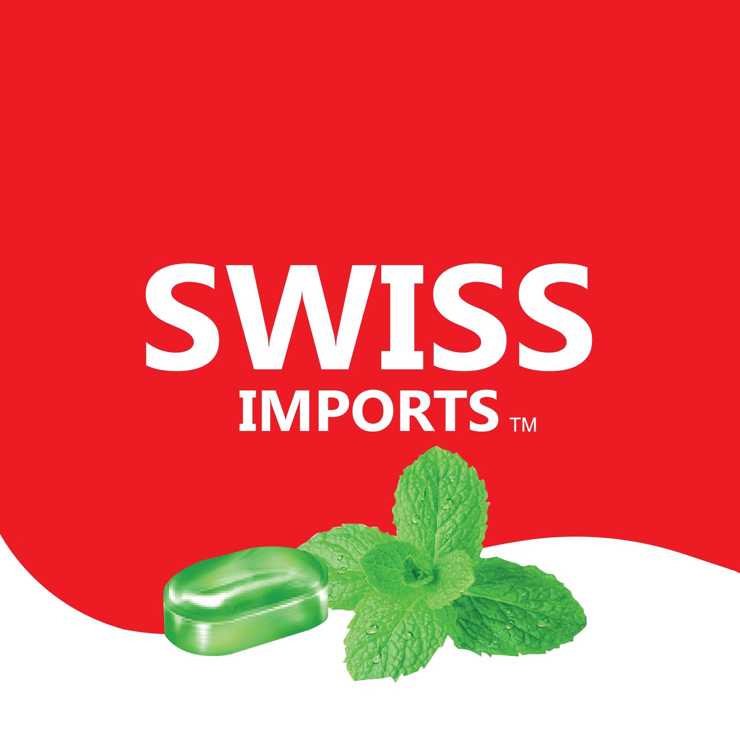 Swiss Imports Sugar Free Bonbons Hard Candy Drops, Mint, 1.4 Oz/40G Box, 9 Pack
