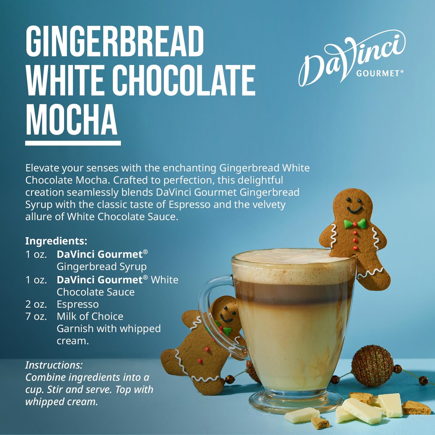 Davinci Gourmet White Chocolate Sauce, 64 Fluid Ounces (Pack Of 1)