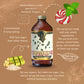 P Portland Syrups Peppermint Syrup - Organic Cane Sugar for Lattes & Mocktails - 12 Fl Oz (Pack of 1)