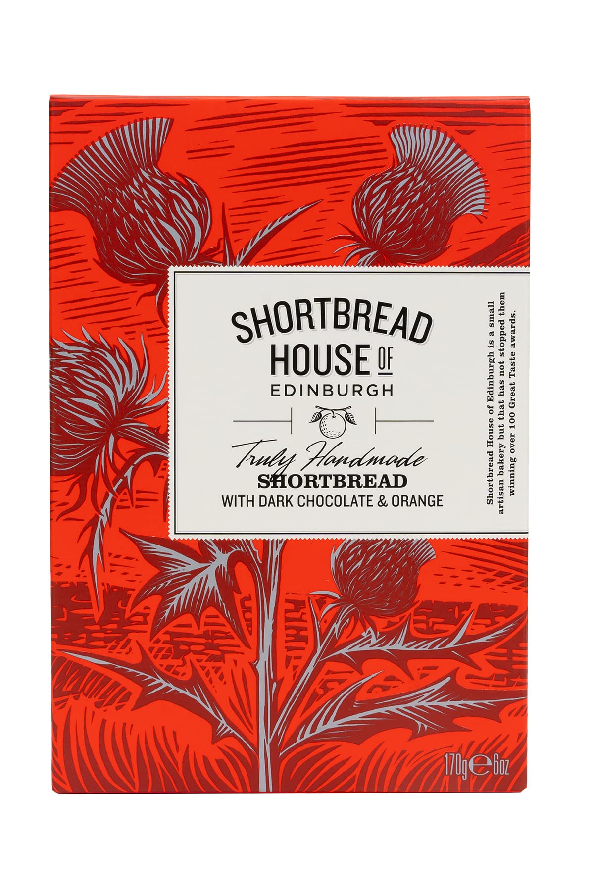 Shortbread House Of Edinburgh'S Shortbread Fingers, Dark Chocolate Chip & Orange, 6 Ounce (Pack Of 1)