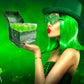 The Dreidel Company St. Patrick'S Day Green Shamrock Lollipops, Candy Suckers, Party Favor, Individually Wrapped (25-Pack)