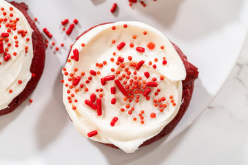 Bakerpan Red Jimmies Sprinkles - 6 Ounces Red Sprinkles For Cake Decorating - Edible Sprinkles For Cupcakes, Ice Cream, Cake Dec