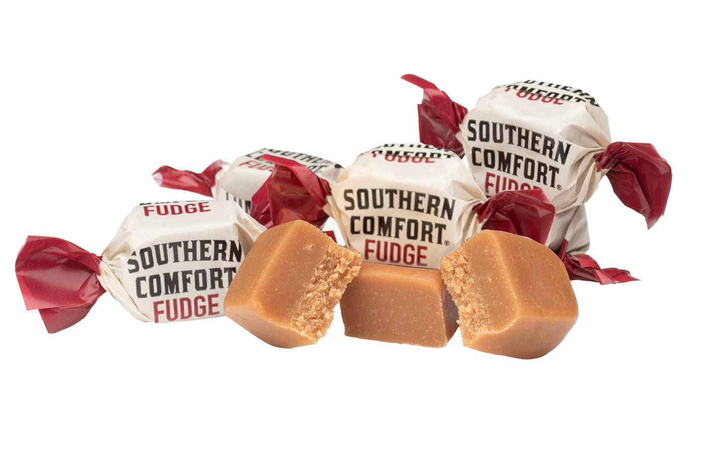 Gardiners of Scotland Handmade Fudge, Southern Comfort spirit-inspired flavor Flavor, 250g Tin