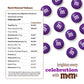 M&MS WORLD Purple Milk Chocolate Candy 5lb Resealable Pack for Candy Bars Birthday Parties Baby Showers Mothers Day Valentines