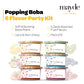 Mayde 6-Flavor Popping Boba Pearls Party Kit (6-Pack, 490 Grams)