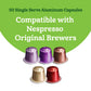 large online retailer Fresh Intenso Dark & Forte Light Roast Variety Pack, Compatible with Nespresso, 50 Aluminum compact pieces (10 Count per Pack)