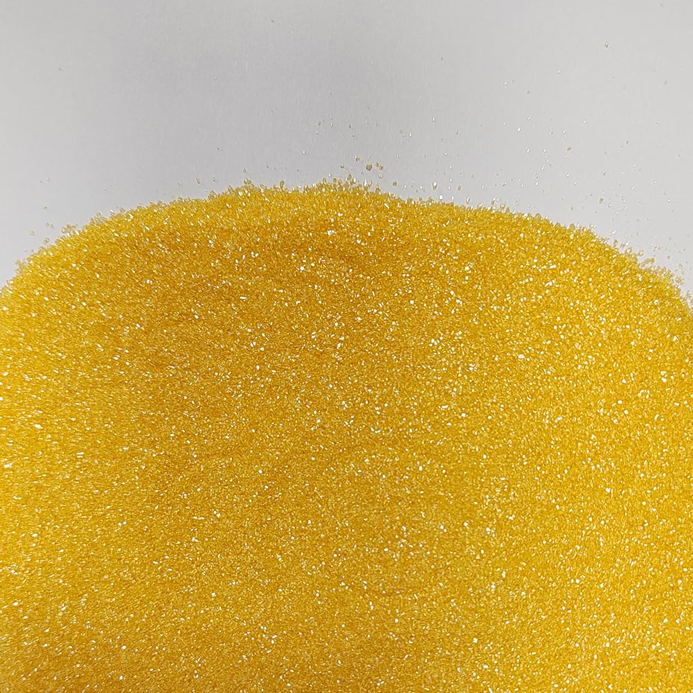 Ephvodi Sanding Sugar, Edible Yellow Sugar Sprinkles, Sugar Crystals Mix For For Cake Decorating, Baking, Cookie, Cupcake, Ice C