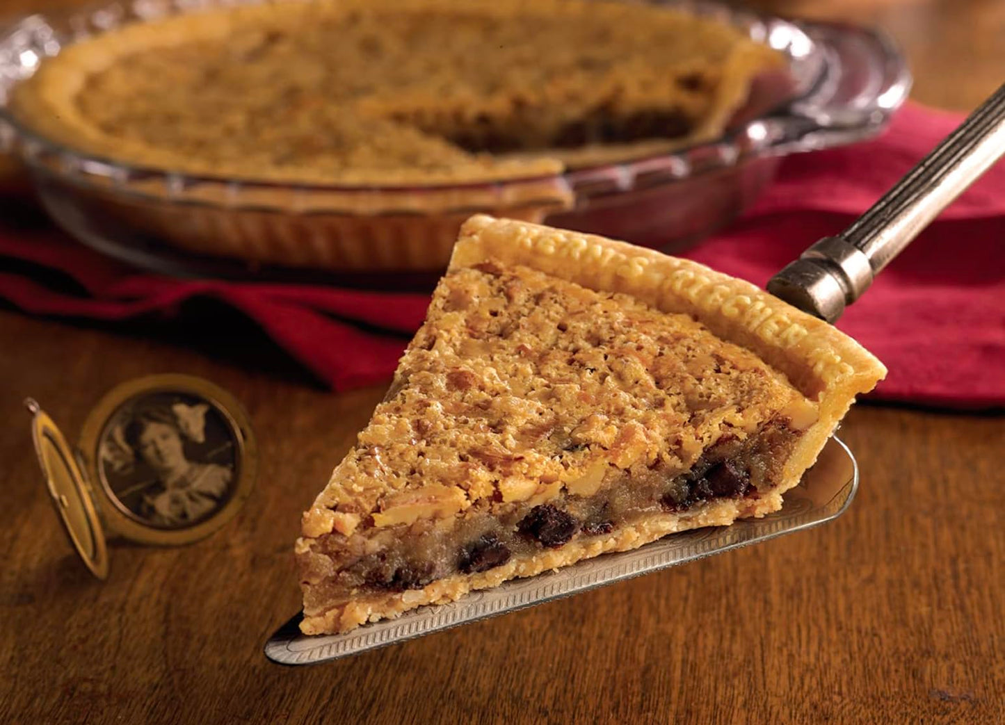 Derby-Pie Chocolate Nut Pie 2 Pack - 4Th Generation Family Owned Business - Shipped Frozen - Fully Baked - Serves 8