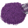 Homankit Purple Jimmies Sprinkles Edible Sprinkle Candy Soft Jimmies Toppings for Ice Cream, Cupcake, Cake, Cookie, Dessert Deco