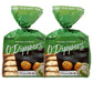 O'Doughs Gluten Free and Vegan Naan Style O'Dippers Flatbreads, GARLIC AND CHIVE, 7.4oz (Pack of 2)