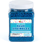 Blue Sprinkles Bulk - 1.6 Pounds - Royal Blue Jimmies - Blue Sprinkles For Baking - Dark Blue Baby Shower Sprinkles - For Ice Cream, Cake Decorating, Cupcakes, Cakepops - Blue Dessert Toppings