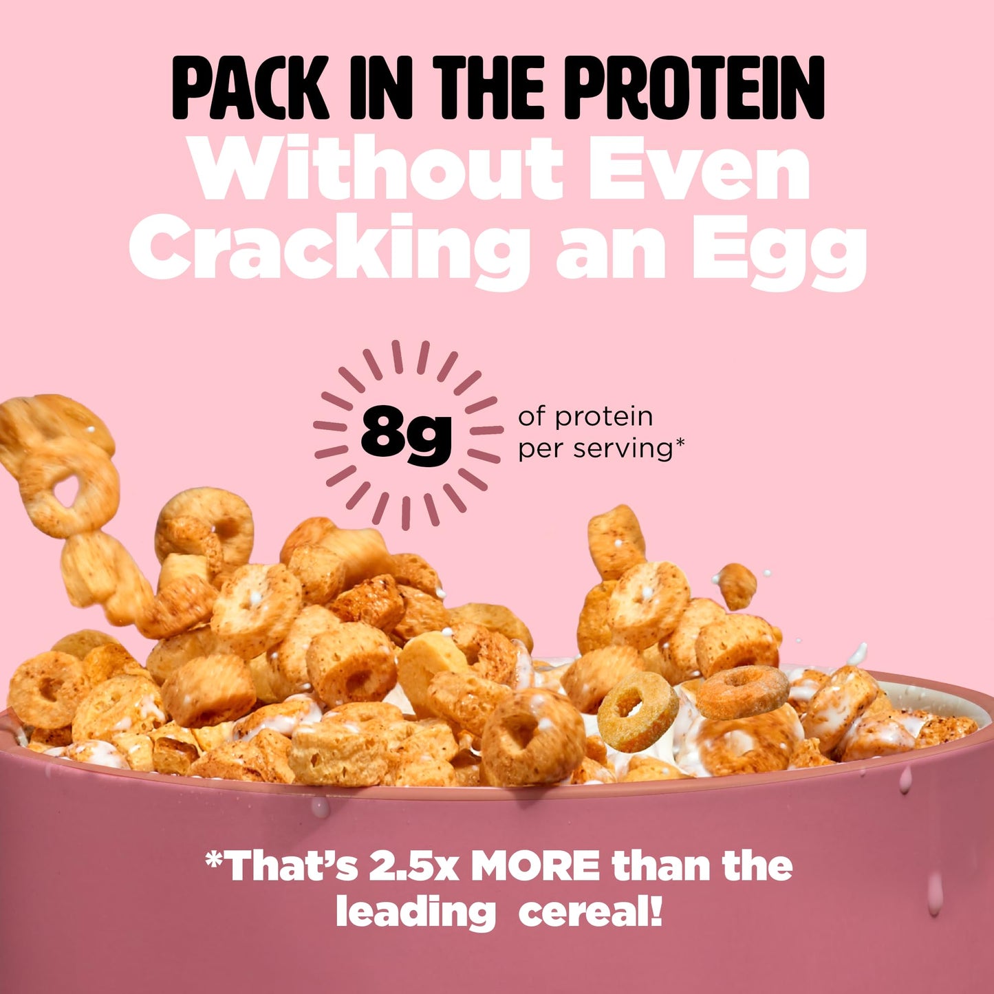 Plant-Based And Vegan Breakfast Cereal By Three Wishes - Multi-Flavor, 3 Pack - More Protein And Less Sugar Snack - Gluten-Free - Cinnamon, Cocoa And Fruity