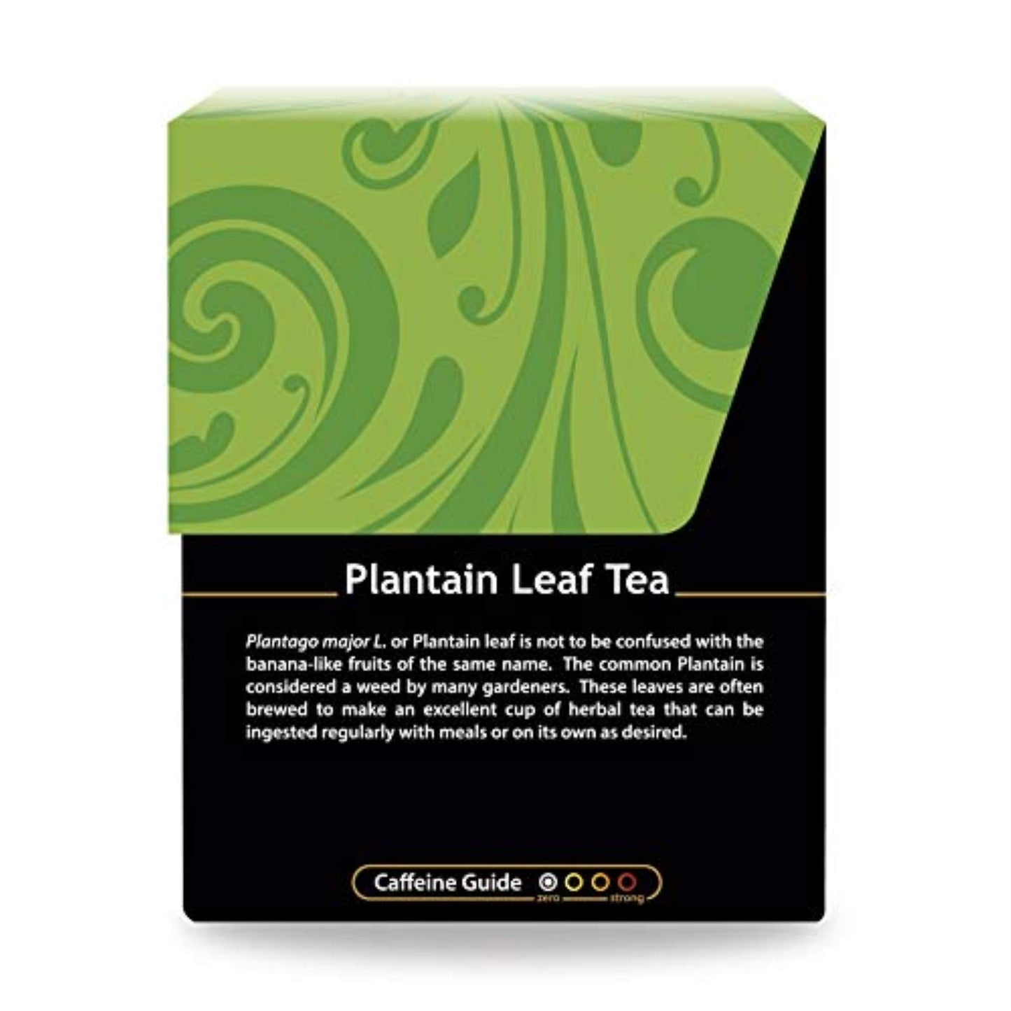 Buddha Teas Organic Plantain Leaf Tea - 18 Bleach-Free Tea Bags - OU Kosher, USDA Organic, CCOF Organic