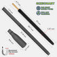 Sealegend 2 Pieces Dryer Vent Cleaner Kit Vacuum Attachment Hose With Brush, Dryer Cleaning Brush Lint Remover Hose