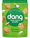 Dang Thai Rice Chips | Gluten Free, Soy Free & Preservative Free Rice Crisps, Healthy Snacks Made with Whole Foods (Coconut Crun
