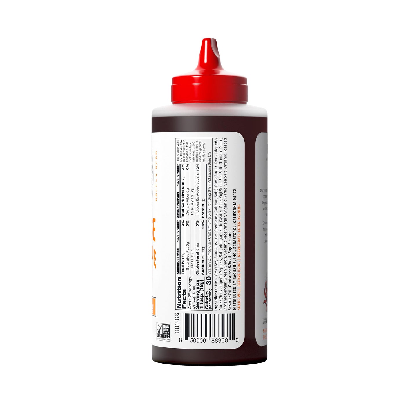 Bachans - The Original Japanese Barbecue Sauce - Hot And Spicy, 16 Ounces. Small Batch, Non Gmo, No Preservatives, Vegan And Bpa Free.