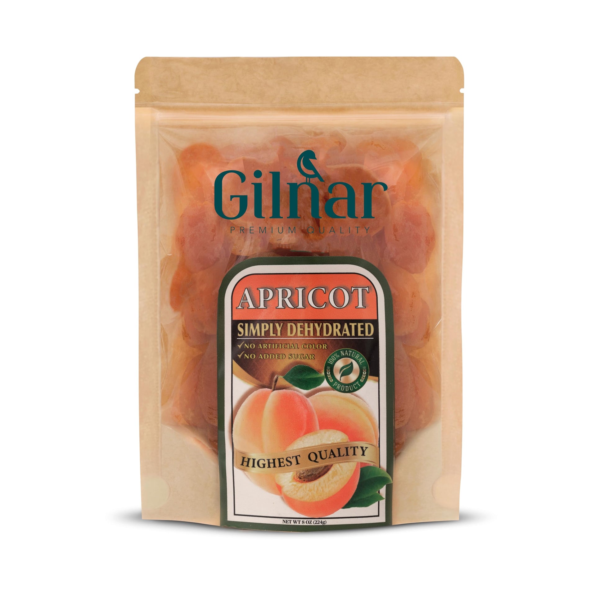 Gilnar Dried Turkish Apricots, Unsweetened, 8 oz