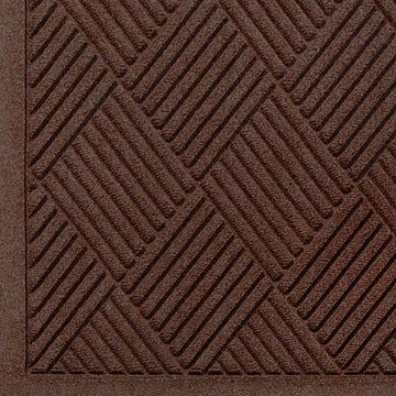 Waterhog Diamond | Commercial-Grade Entrance Mat With Fabric Border - Indoor/Outdoor, Quick Drying, Stain Resistant Door Mat (Da
