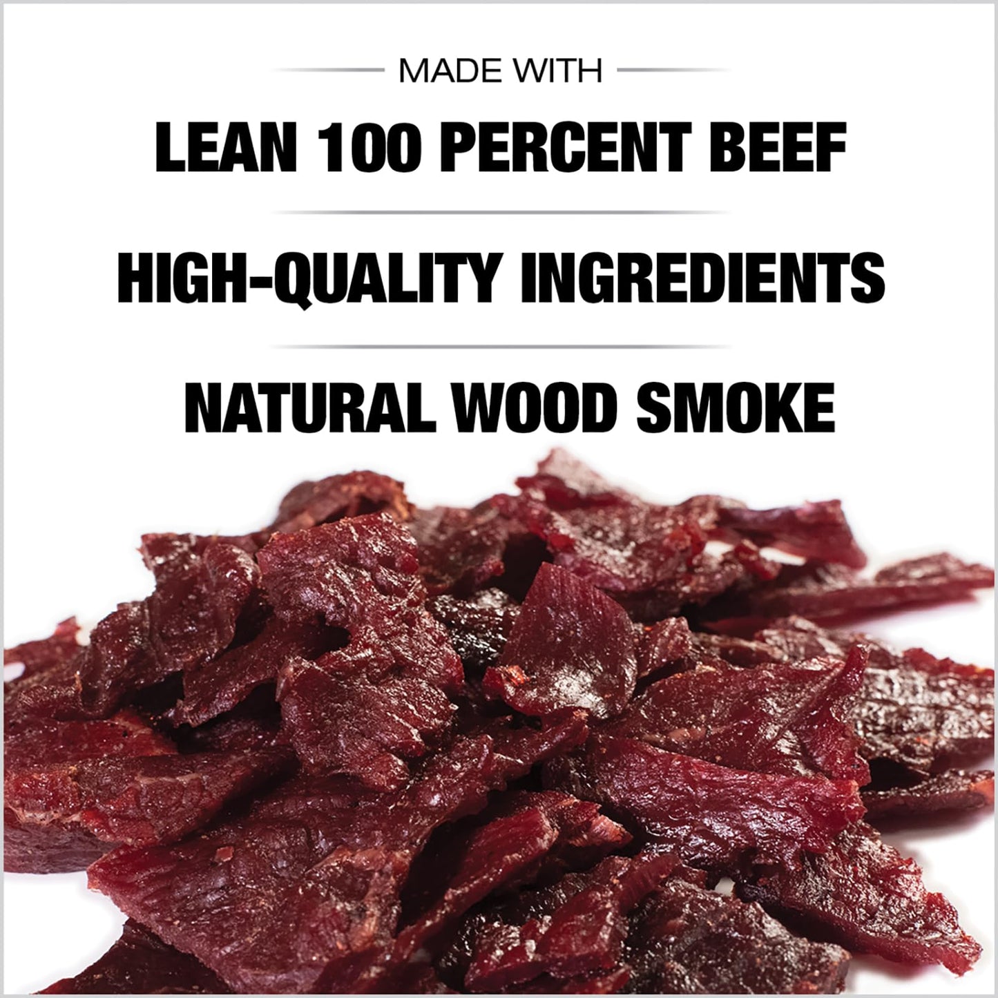 Old Trapper Beef Jerky, Old-Fashioned 1/4-Pound Individual Package, Tender Meat Snacks For Lunches Or Between Meals, 11 Grams Of