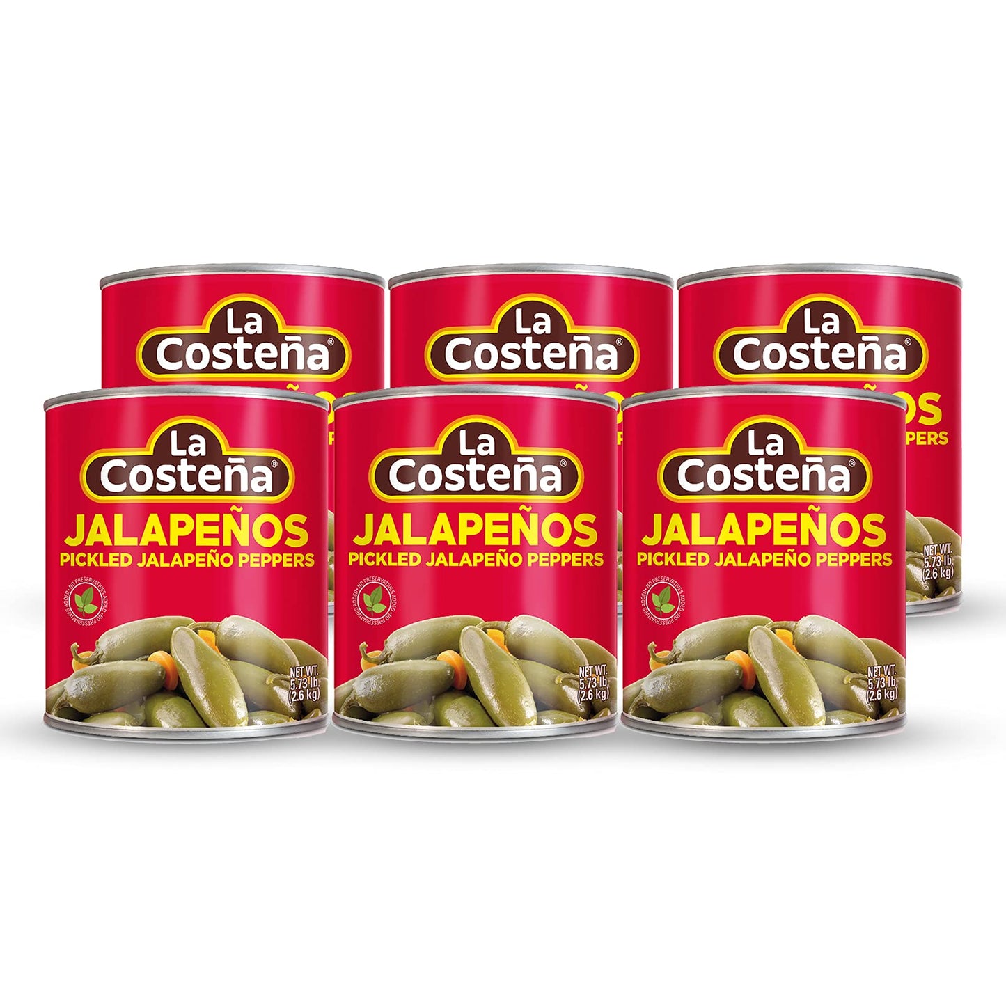 La Costea Whole Jalapeno Peppers - Pickled Jalapenos - Jalapeno Pepper - Hot Peppers For Mexican Food, Guacamole, Spicy Nacho &