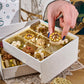 Laylas DELICACIES Mediterranean   Gift Box - 23 Bite-Size Halal, Vegetarian, Gluten Free Pastries - Eid Gift Box