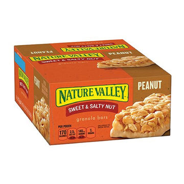 Nature Valley Granola Bars, Sweet And Salty Nut Peanut Cereal, 1.2 Oz Bar, 16/Box