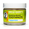 Uncle Harry'S Peppermint Remineralizing Toothpaste | Natural Whitening Toothpaste Freshens Breath & Promotes Enamel | Vegan Fluo