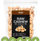 Raw Whole Unsalted Cashews 48Oz (3 Lb) 100% Natural | No Chemicals | Batch Tested Gluten & Peanut Free | Non-Gmo | Keto And Pale