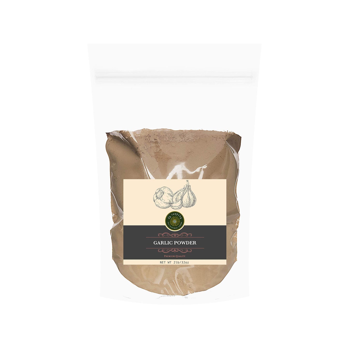 US-FARMERS Natural Premium Quality Garlic Powder (2 LB)