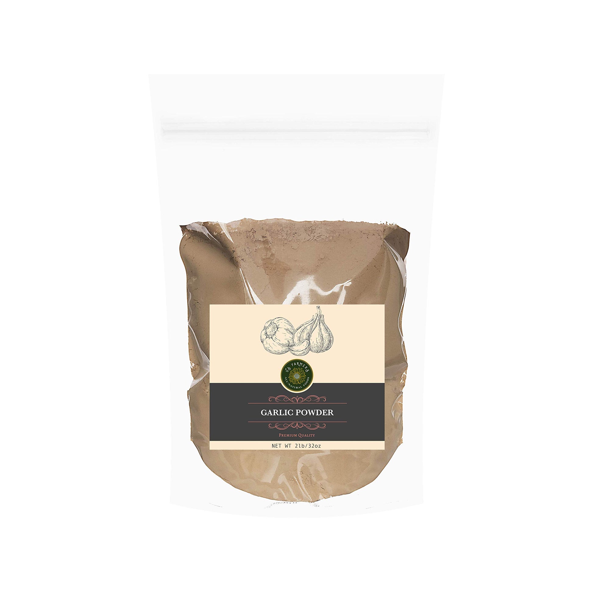 US-FARMERS Natural Premium Quality Garlic Powder (2 LB)