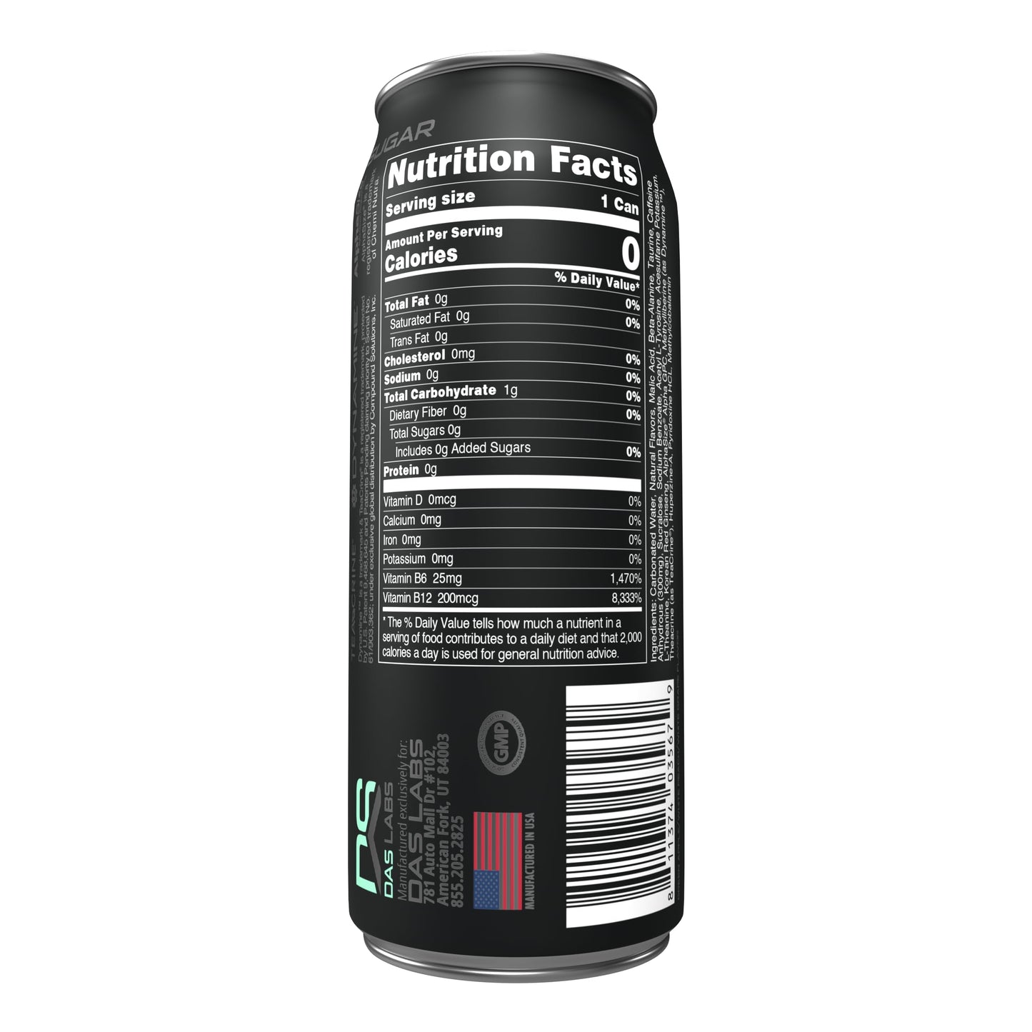 Bucked Up Energy Drink 300mg - Wild Orchard Flavor - 12 Count