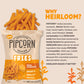 Pipcorn Heirloom Baked Cheddar Fries - Gluten Free, Non-GMO, Vegan - 5oz (Pack of 6)