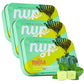 NYP Sugar Free Mojito Lime Chewing Gum, Vegan, 63 Pieces (3 Tins), Green