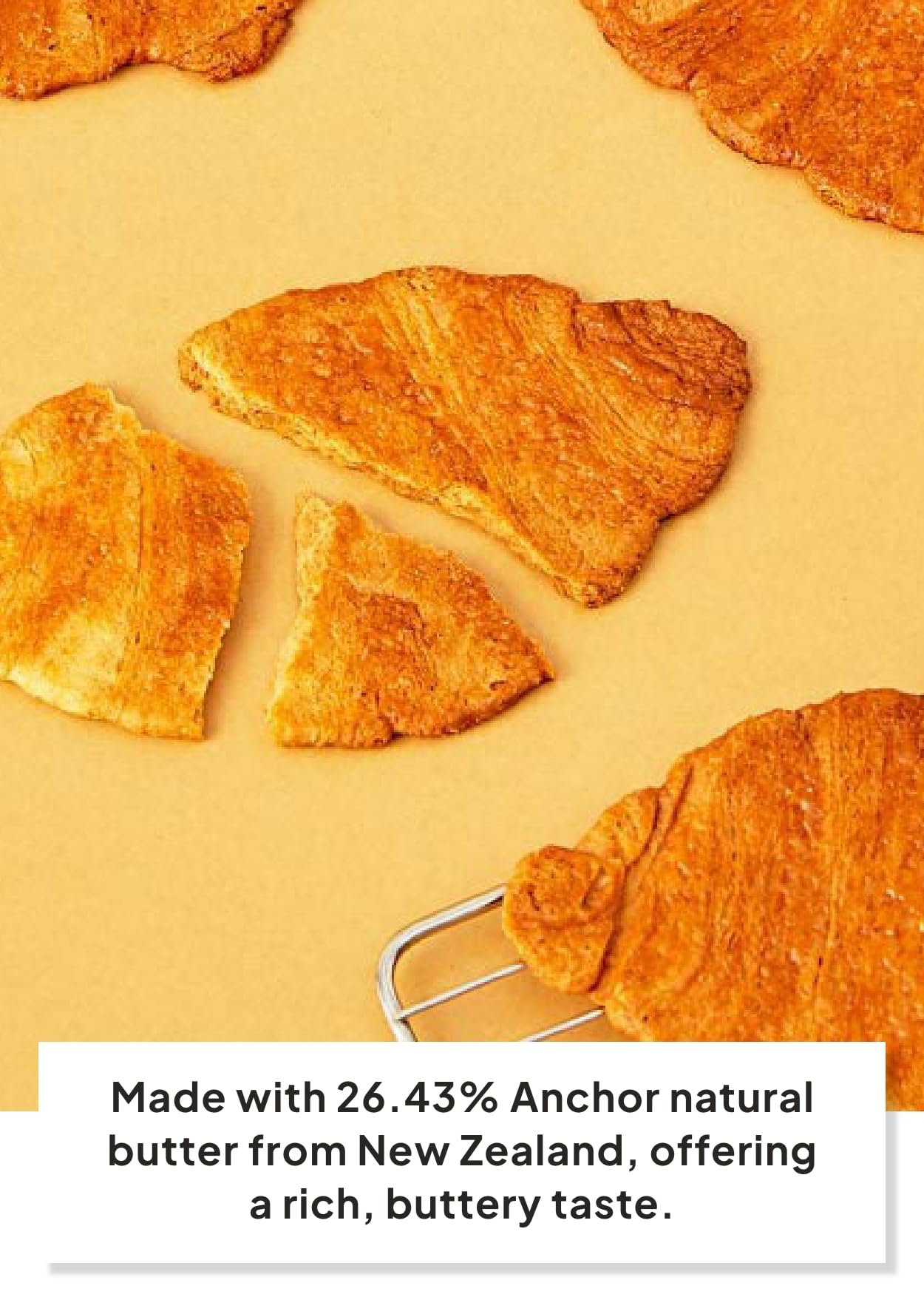 Korean Food Croissant Snack, Crispy And Buttery Dessert Bites, Only 102 Calories Each, Perfect For School Lunchboxes, Individual
