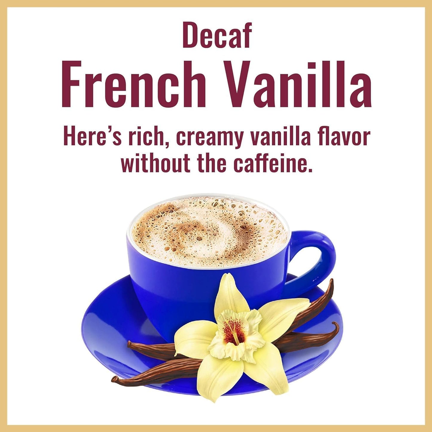 Hills Bros. Flavor Coffee (Decaf French Vanilla, 16 Ounce (Pack Of 4))