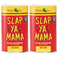Slap Ya Mama Hot Blend Cajun Seasoning - 8 oz Can, Pack of 2, All Natural, No MSG, Kosher, Gluten-Free - Authentic Louisiana Fla
