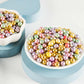 Kasvan Pastel Pearl Sugar Sprinkles - Edible Candy Pearls 130G/4.58 Oz, Mix Size Cake Candy, Decorate Cakes, Cookies, Ice Cream