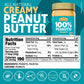 Crazy Richards 100% All-Natural Vegan Creamy & Crunchy Peanuty Butter with No Added Sugar and Non-GMO Variety Pack (16 Ounce  Pack of 4)
