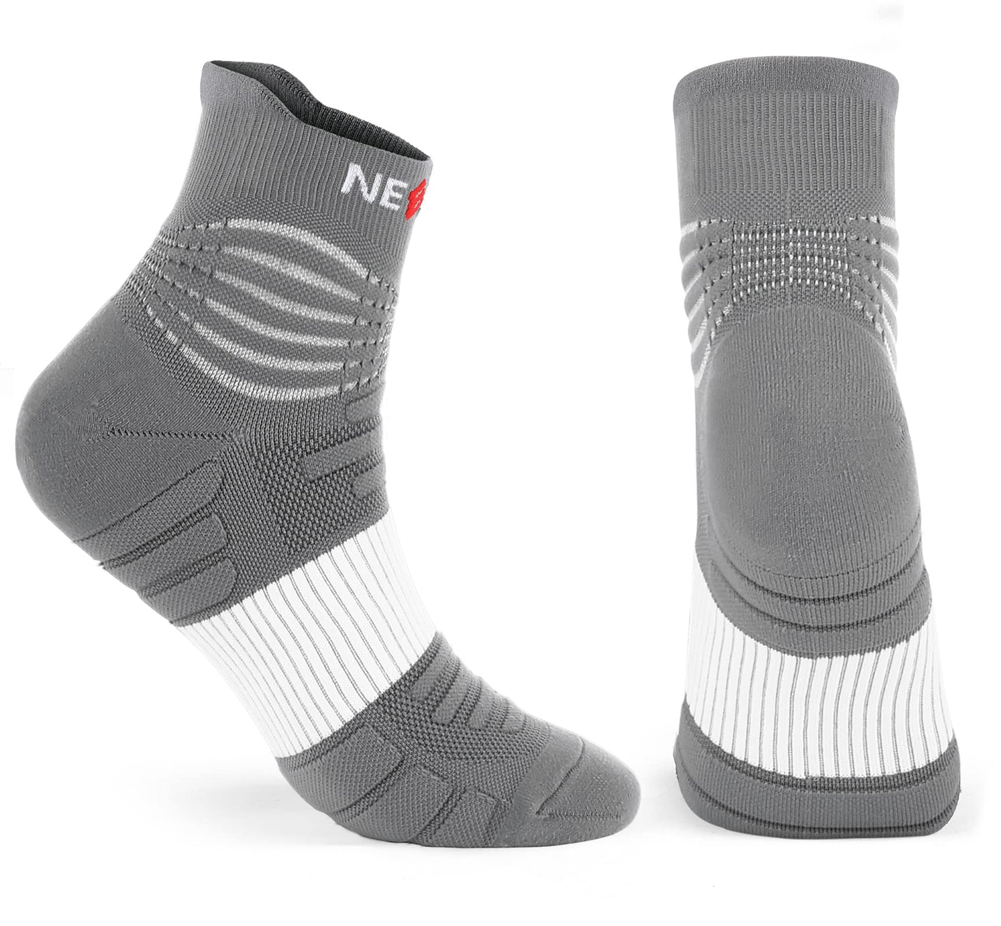 Neenca Compression Socks, Medical Athletic Ankle Socks For Injury Recovery & Pain Relief, Sports Protection-1 Pair,20-30 Mmhg