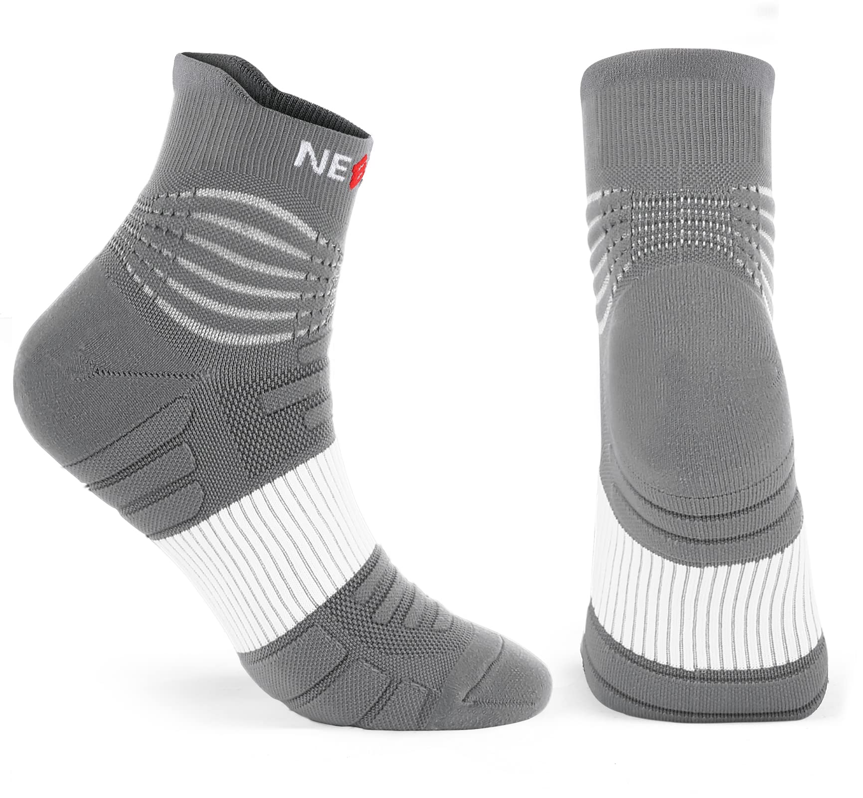 Neenca Compression Socks, Medical Athletic Ankle Socks For Injury Recovery & Pain Relief, Sports Protection-1 Pair,20-30 Mmhg