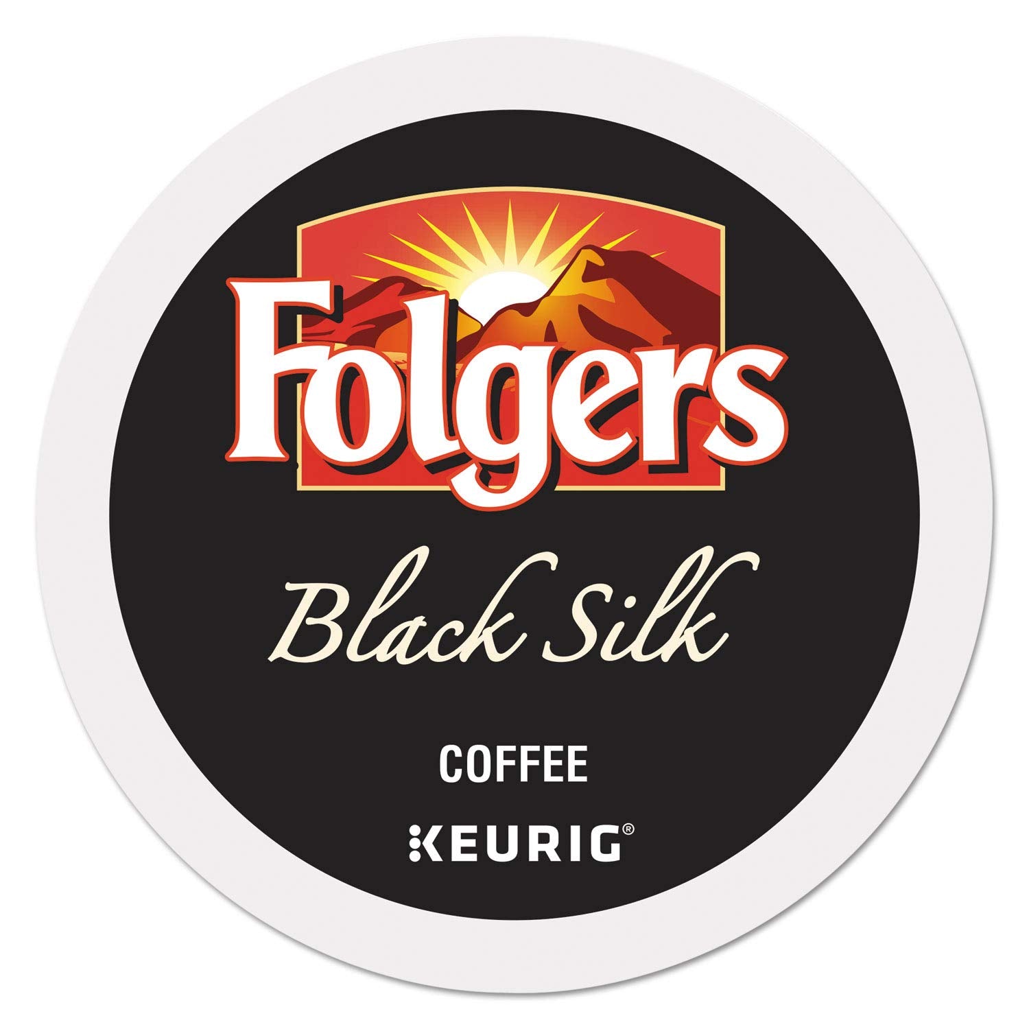 Folgers Gourmet Ss K-Cup Single Cup for Keurig malt-inspired, Black Silk, 24 Count