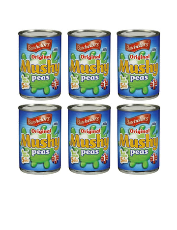Batchelors Original Mushy Peas 300g, (Pack of of 6)