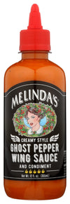 Melindas Creamy Style Ghost Pepper Wing Sauce  12 Ounces (Pack Of 6)