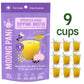MOONG PANI Vegetable Broth Powder, Natural Veggie Soup Lower Sodium (Roasted Garlic & Turmeric) Keto Friendly, Vegan, High Fiber