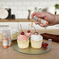 Tinker Dust - Neon Orange (4G 1X Mini Pump) Edible Glitter For Desserts, Beverages, Cupcakes, Cake Pops And Cookies By Bakell