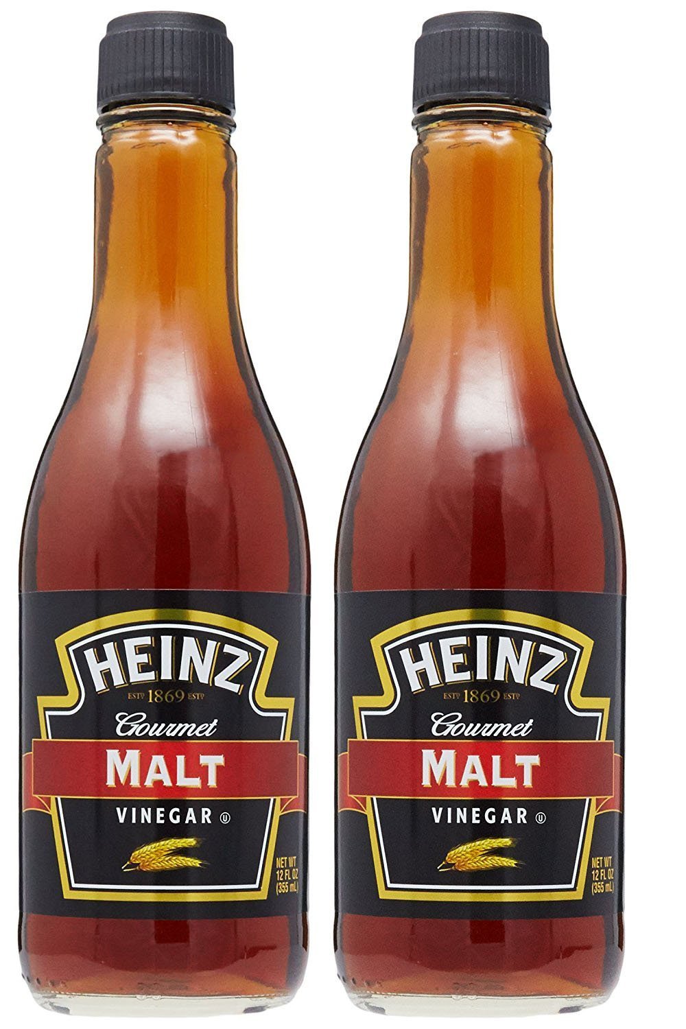 HEINZ Gourmet Malt Vinegar, 12 FL OZ, Pack of 2