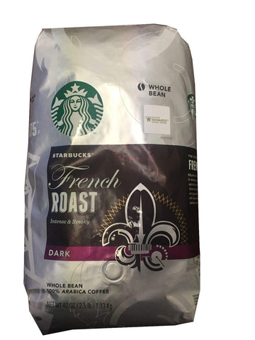 Starbucks Roasted Coffee Bean (French) - Pack Of 3 (40 Oz. X 3)