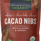 Viva Naturals Organic Cacao Nibs, 8 Oz (227 G) - Keto Friendly And Vegan, Unsweetened Chocolate Chip Substitute, Perfect For Glu