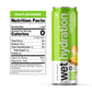WET HYDRATION Functional Wellness Water - Peach Pineapple, Zero Calorie, 12 Ounce Cans, Pack of 12, No Sugar, No Artificial Ingredients